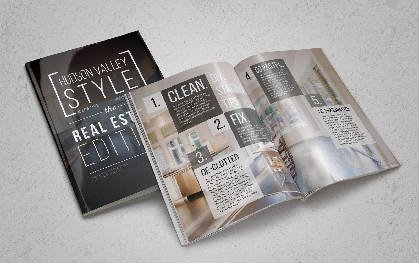 Inaugural Issue of Hudson Valley Style Magazine: The Real Estate Edition