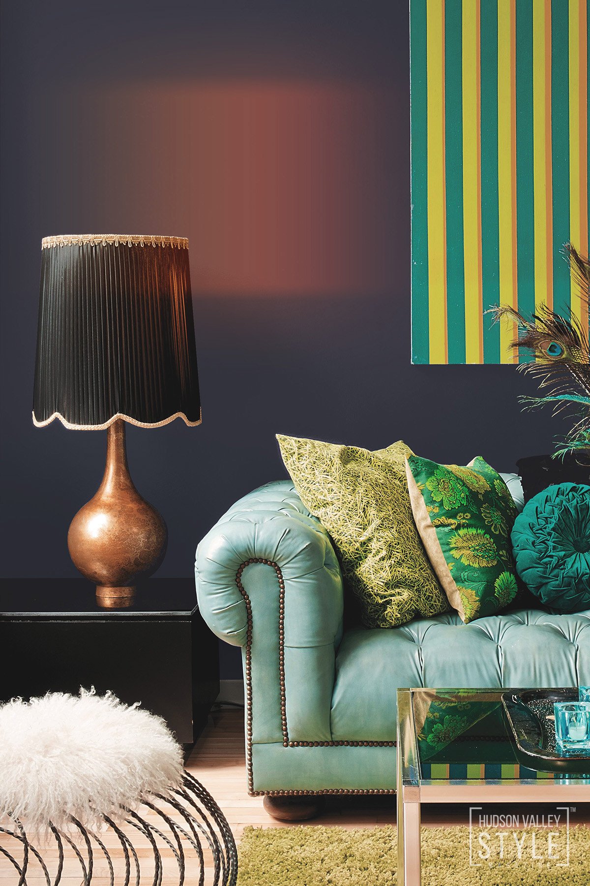 Hudson Valley Style Magazine Trend Projection: Escape with 2018's Top Trending Color.