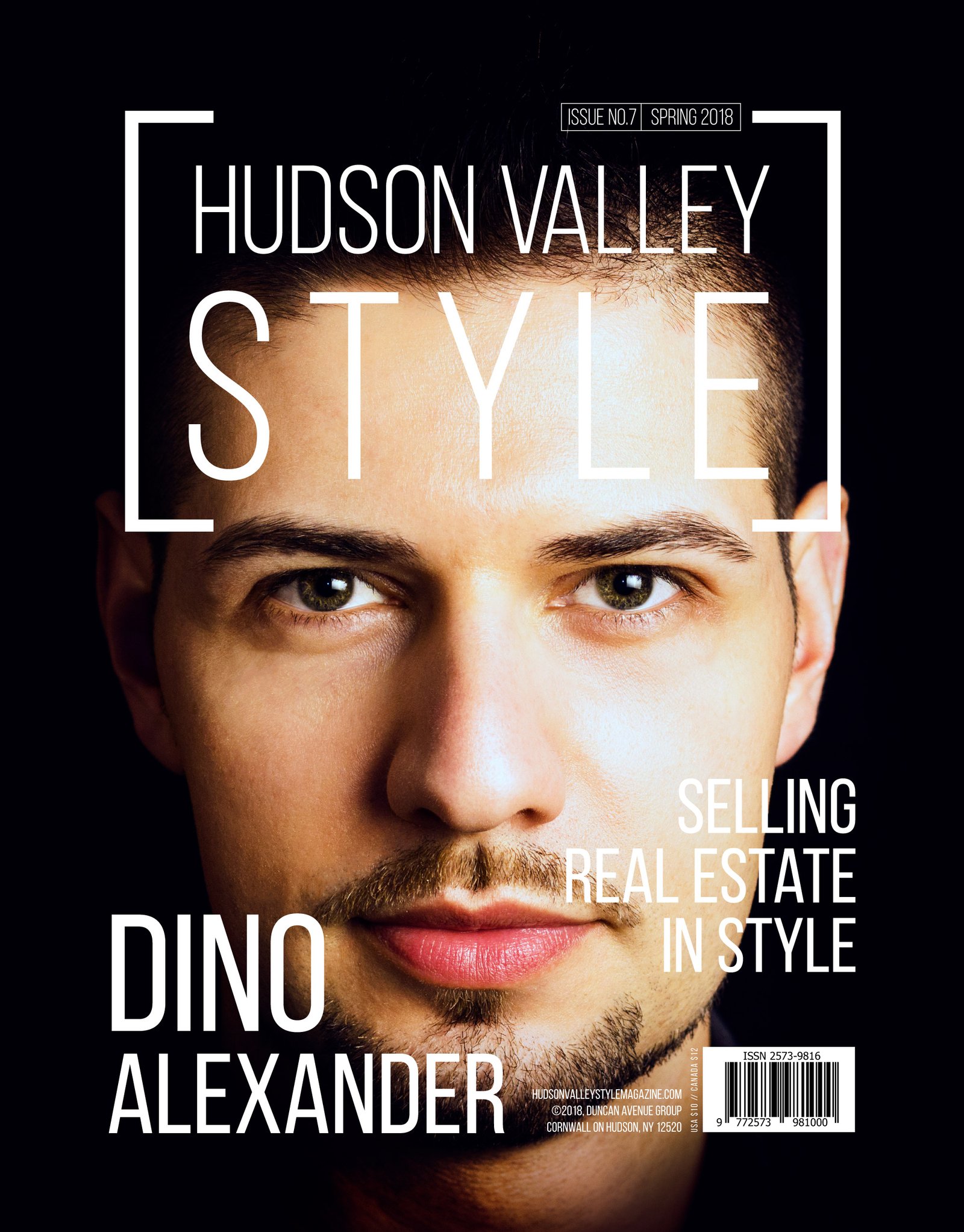 Hudson Valley Style Magazine Spring 2018 Cover - Dino Alexander - Selling Real Estate in Style