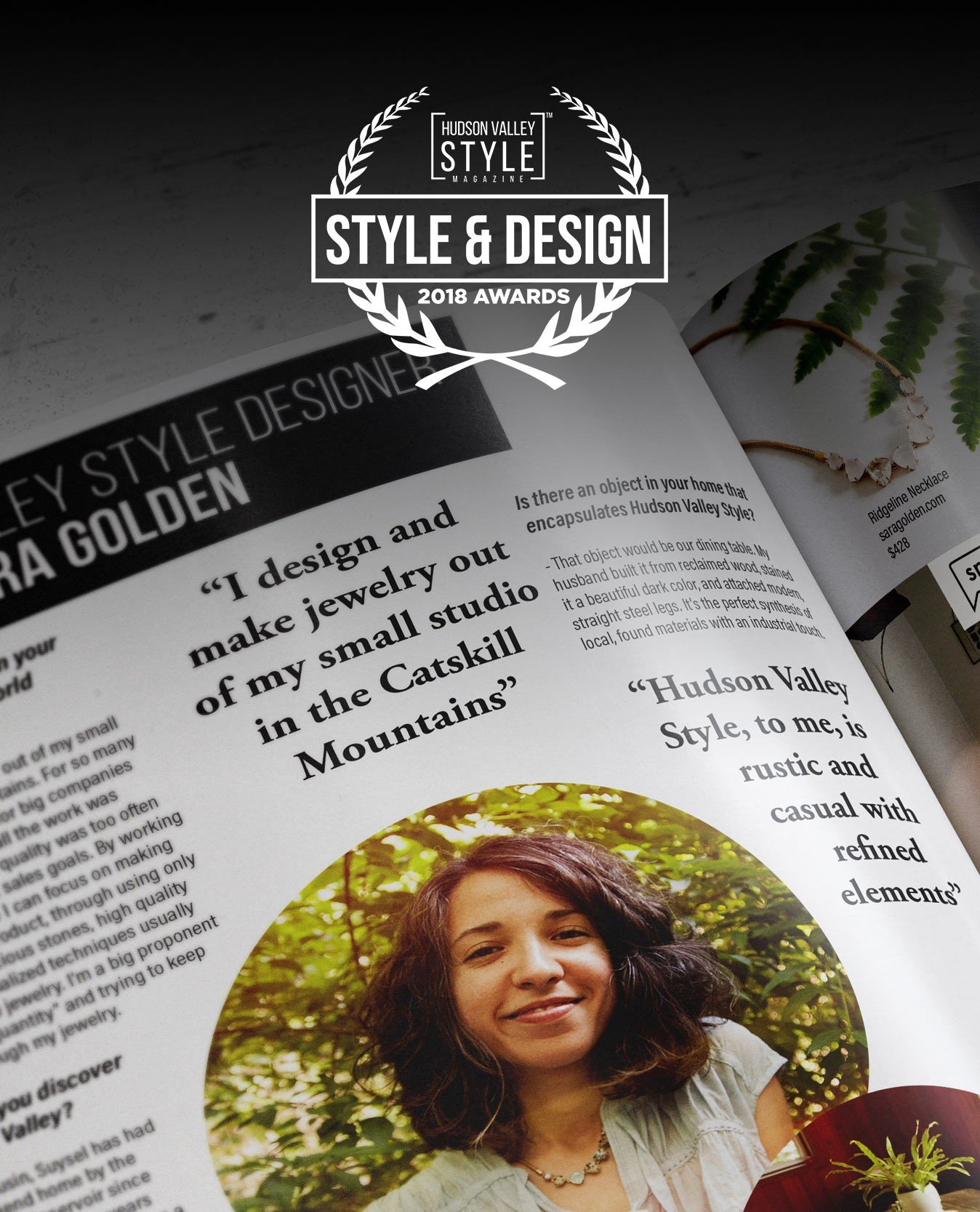 2018 Hudson Valley Style Magazine Awards Nomination: Sara Golden