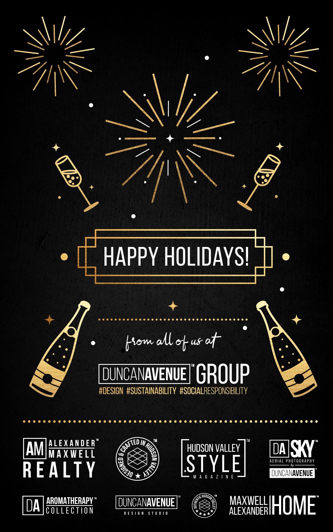 Happy Holidays from all of us at Duncan Avenue Group!