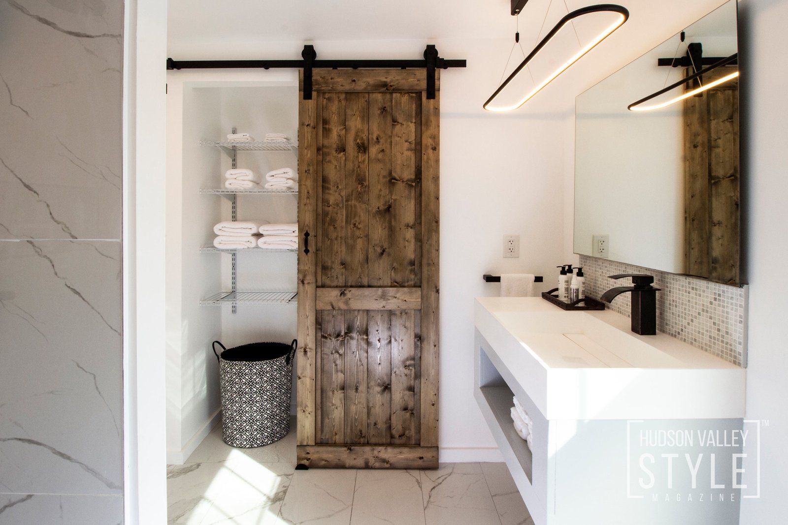 Modern Rustic Luxury in Cornwall on Hudson, NY - Interior Design project by Duncan Avenue Design Studio
