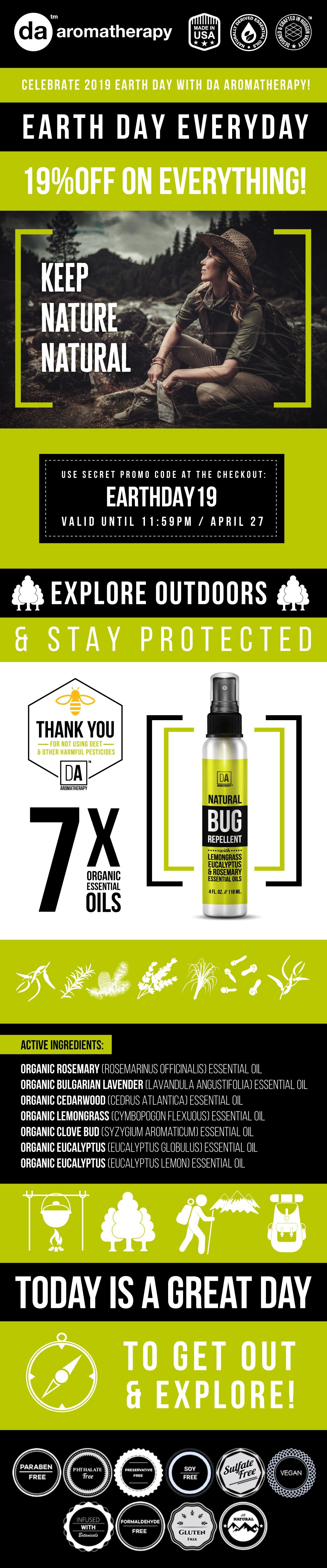 Celebrate Earth Day Every Day with DA Aromatherapy Collection!