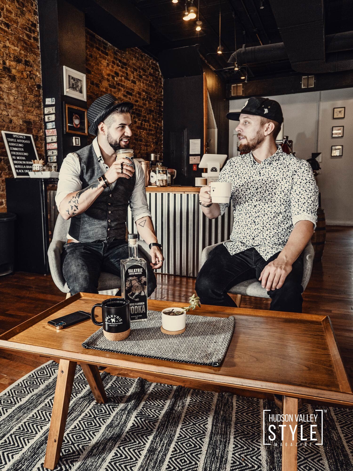 The best coffee-flavored vodka created in Hudson Valley, NY - Exploring Hudson Valley with Dino Alexander (CEO and Principal Broker at AlmaxRealty) – Lifestyle/Brand Photography by Maxwell Alexander, Duncan Avenue Studios