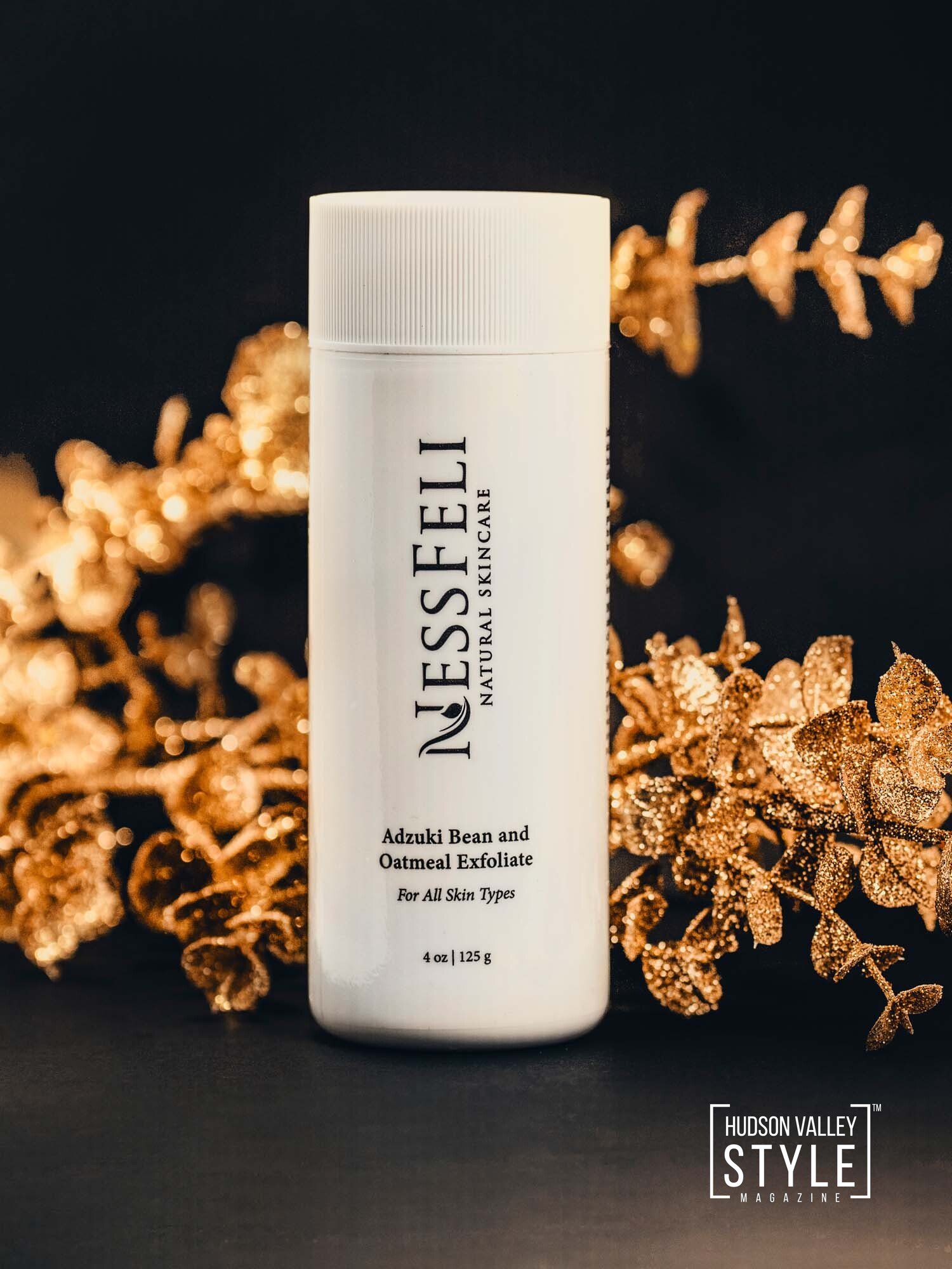 Adzuki Bean and Oatmeal Exfoliate by NessFeli Natural Skincare – Hudson Valley Style Magazine Holiday Gift Guide
