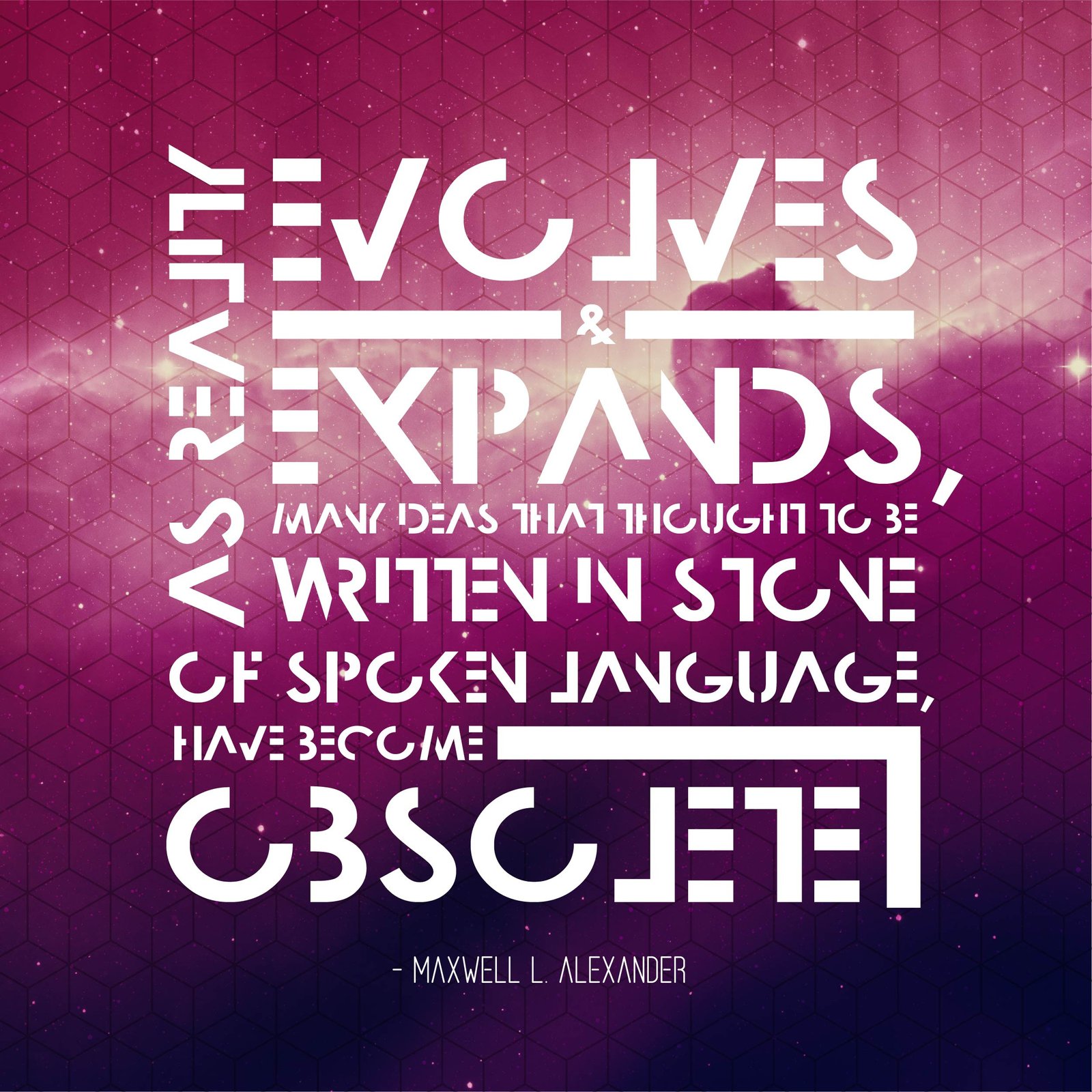How Graphic Designers are Combining Brand Strategy and Typography – Typography Quotes from the Visual Essay on the Cosmic Intelligence of Design (2018) by Graphic Designer Maxwell Alexander