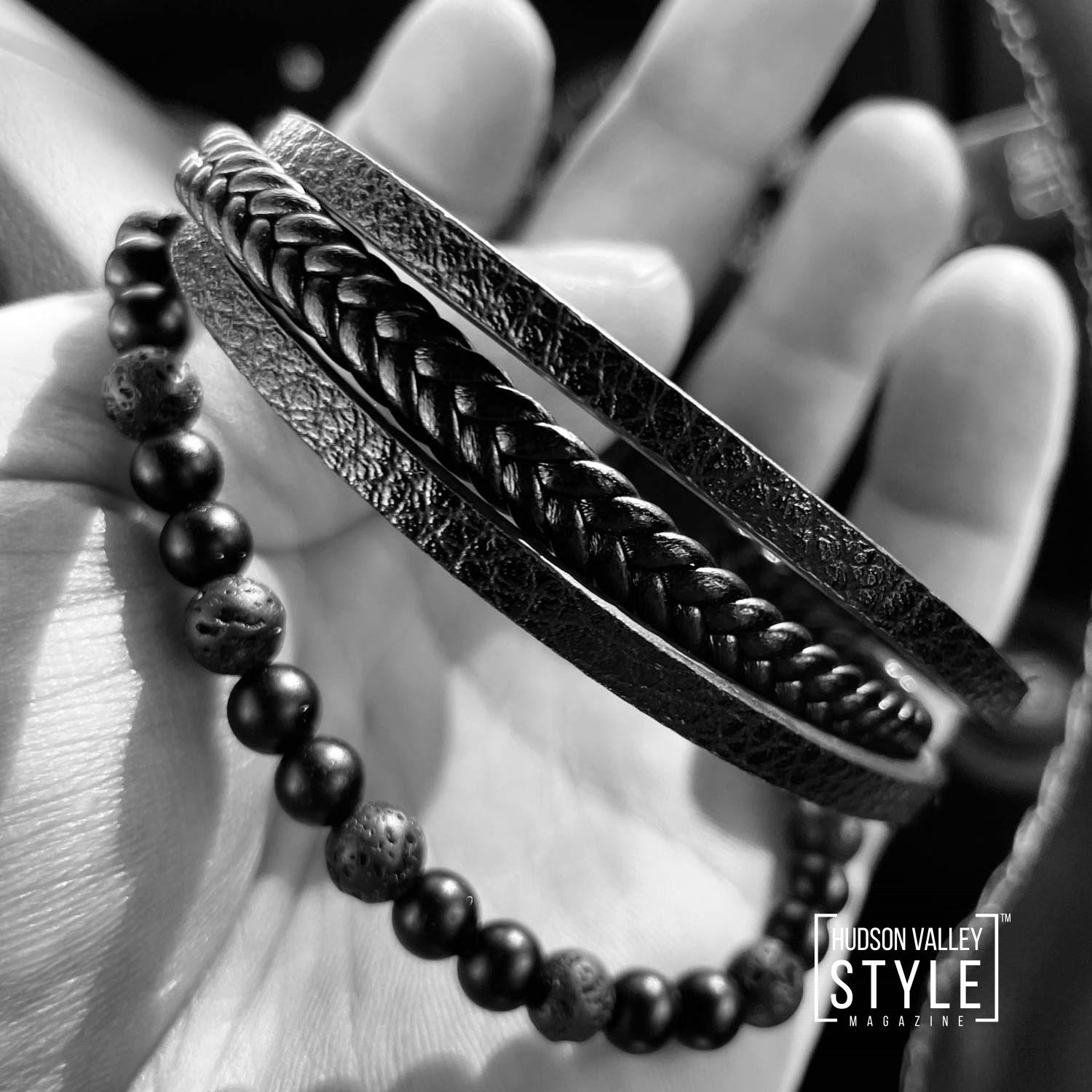 The HARD NEW YORK Guide to Styling Leather Bracelets for Men