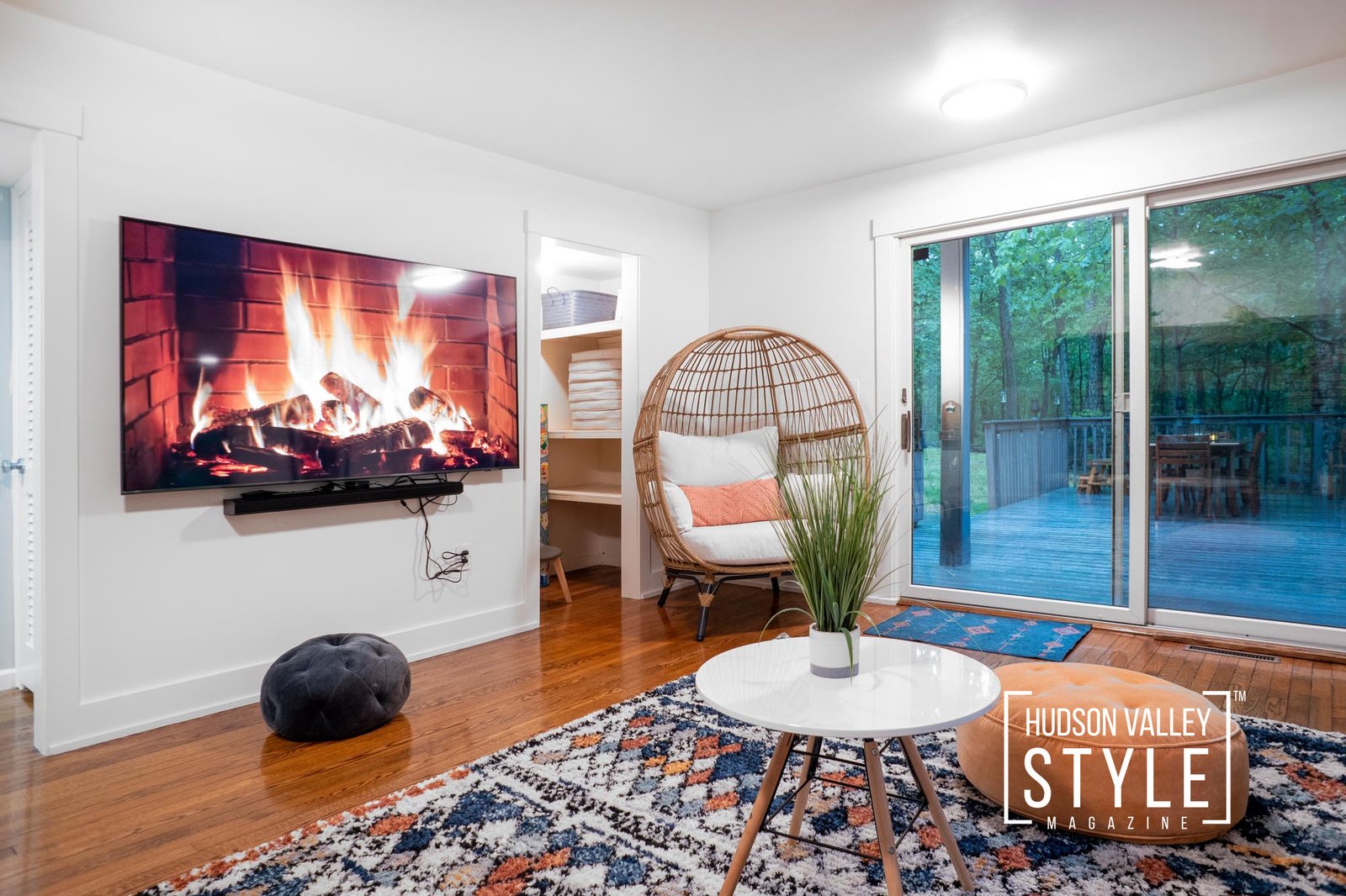 Hudson Valley Treetop Retreat – A Private Airbnb Rental with a Hot Tub by Alluvion Vacations