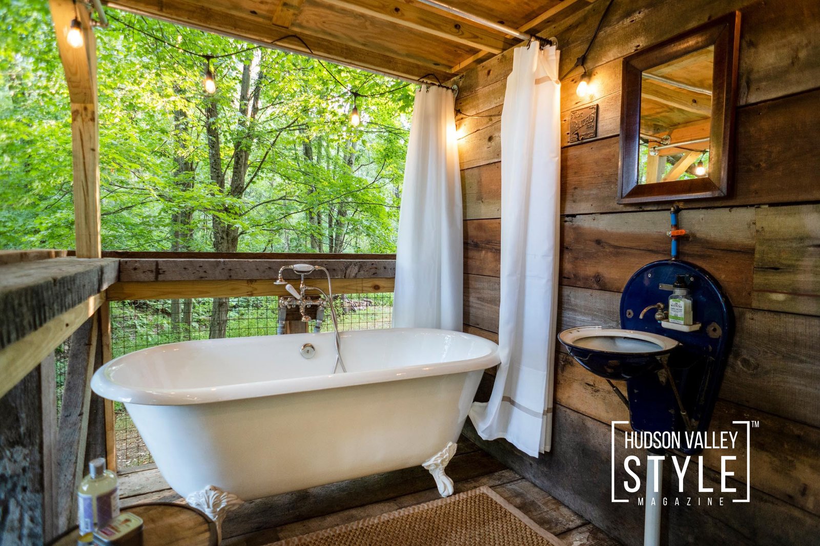 Apsley Hill Farm's Rustic Treehouse with a Claw Tub – Airbnb Review by Photographer Maxwell Alexander – Presented by ALLUVION MEDIA – The Best Airbnb Photography in the Hudson Valley, Catskills, NYC, and Hamptons
