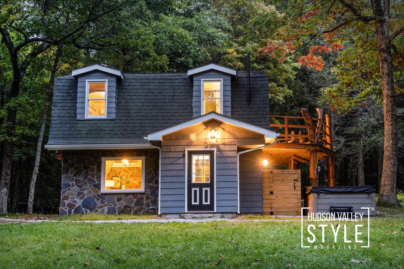 Escape Civilization and Recharge at the Rivers Ledge – a 62 Acre Hideaway in Catskill Mountains