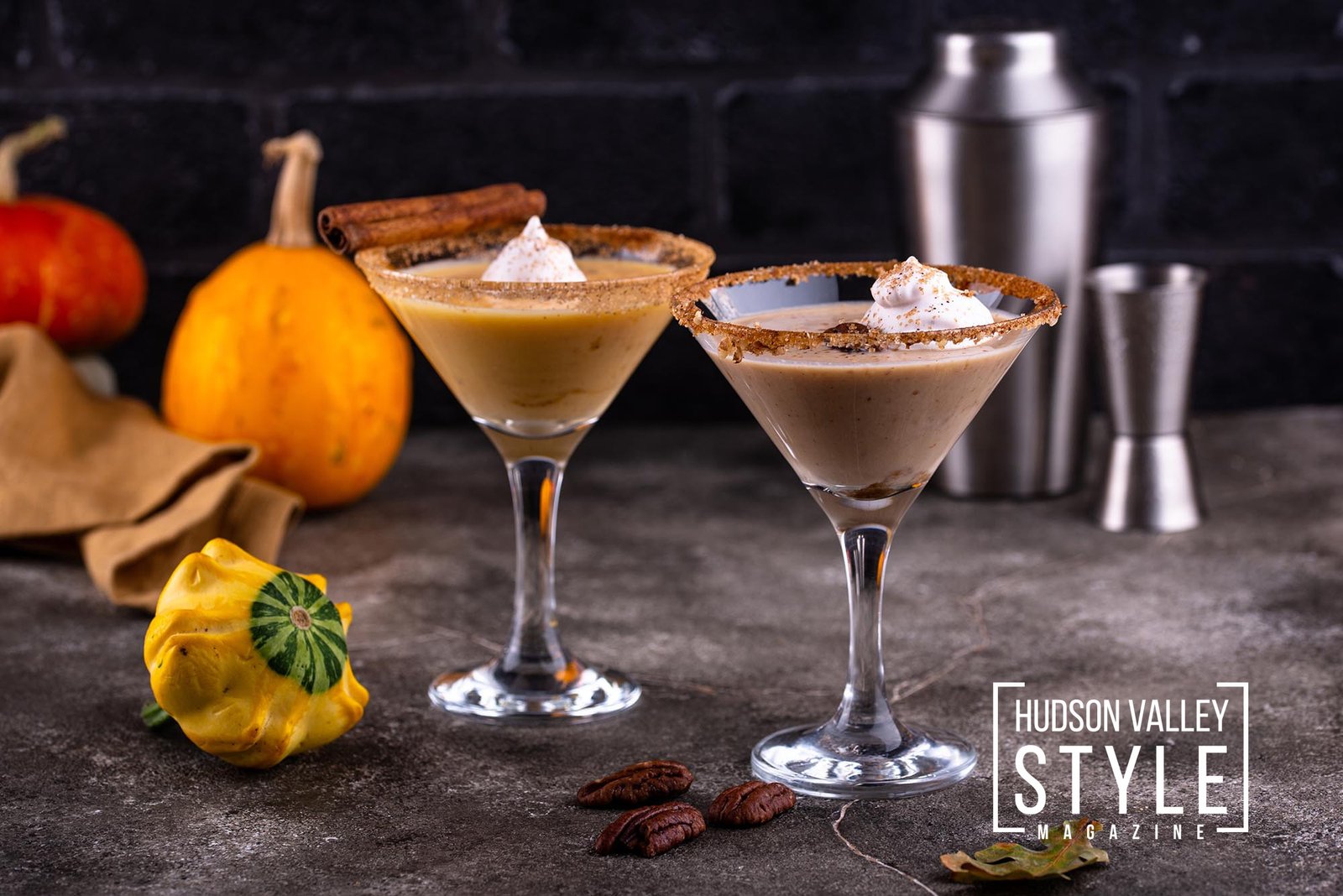 Fall Mixology in the Hudson Valley: The Creamy Pumpkin-Pecan Martini and More! – Presented by Alluvion Vacations – The Best Airbnb Getaways in the Hudson Valley and Catskills