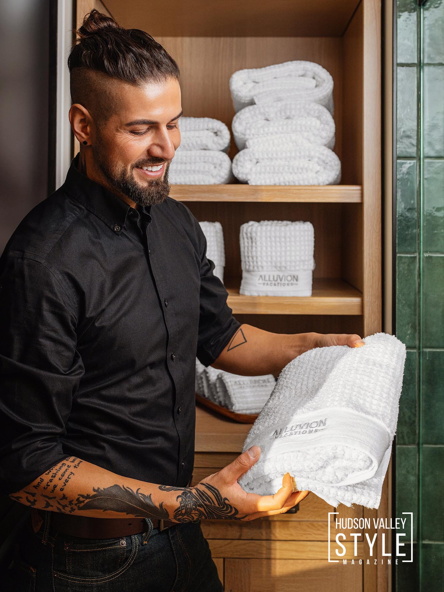 Wrap Up in Sustainability: Alluvion Vacations' Chic Eco-Friendly Towel Transformation – Sustainable Travel and Hospitality with Dino Alexander – Presented by Alluvion Vacations