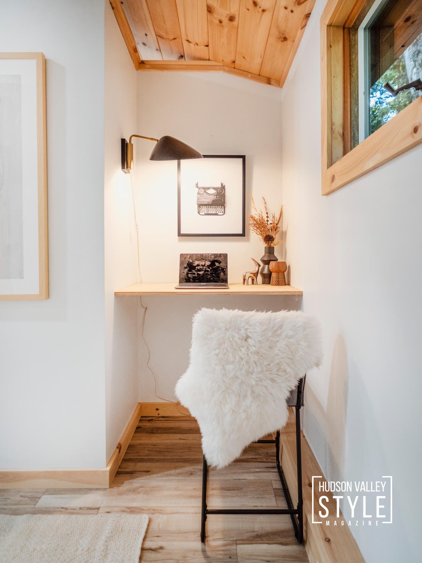 Hudson Valley Interiors, Artisanal Crafts, Contemporary Design, Rustic-Modern Fusion, Handcrafted Decor, Neutral Palette, Organic Textures, Local Heritage, Industrial Accents, Warm Minimalism, Sculptural Pieces, Mixed Materials, Natural Elements, Wood and Metal, Modern Art