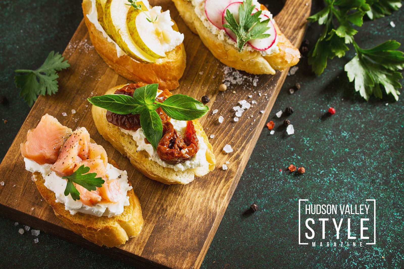Quick & Easy Crostini for a Stylish Hudson Valley Getaway – Hudson Valley Style Kitchen with Maxwell Alexander – Presented by Alluvion Vacations